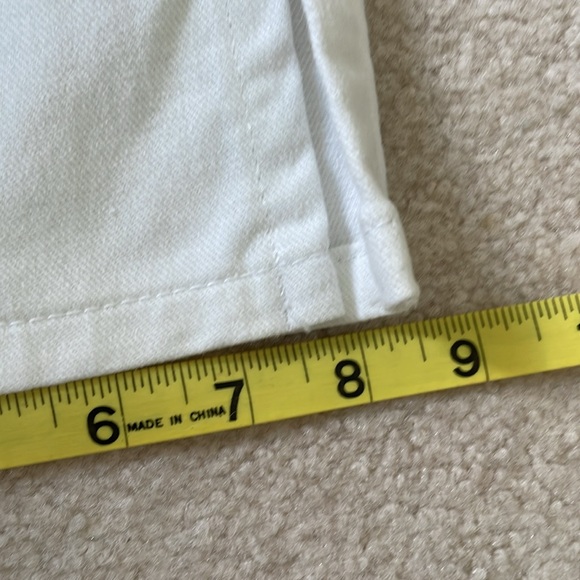 Levi Strauss Signature Stretch Women’s Wide Leg White Cropped Jeans Size… - Picture 9 of 11